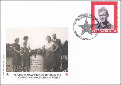 1909 BALDOMIR SAJE 1945 KOMANDANT MORNARIŠKE GRUPE IX. KORPUSA 