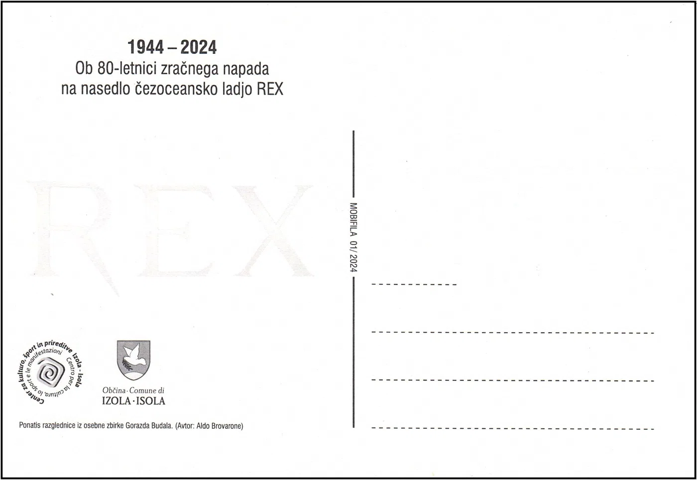80 LET ANNI V SPOMIN REX