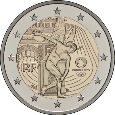 OLIMPIJSKE IGRE PARIZ 2024 - GENIJ IKONIČNI LIK FRANCOSKE NUMIZMATIKE