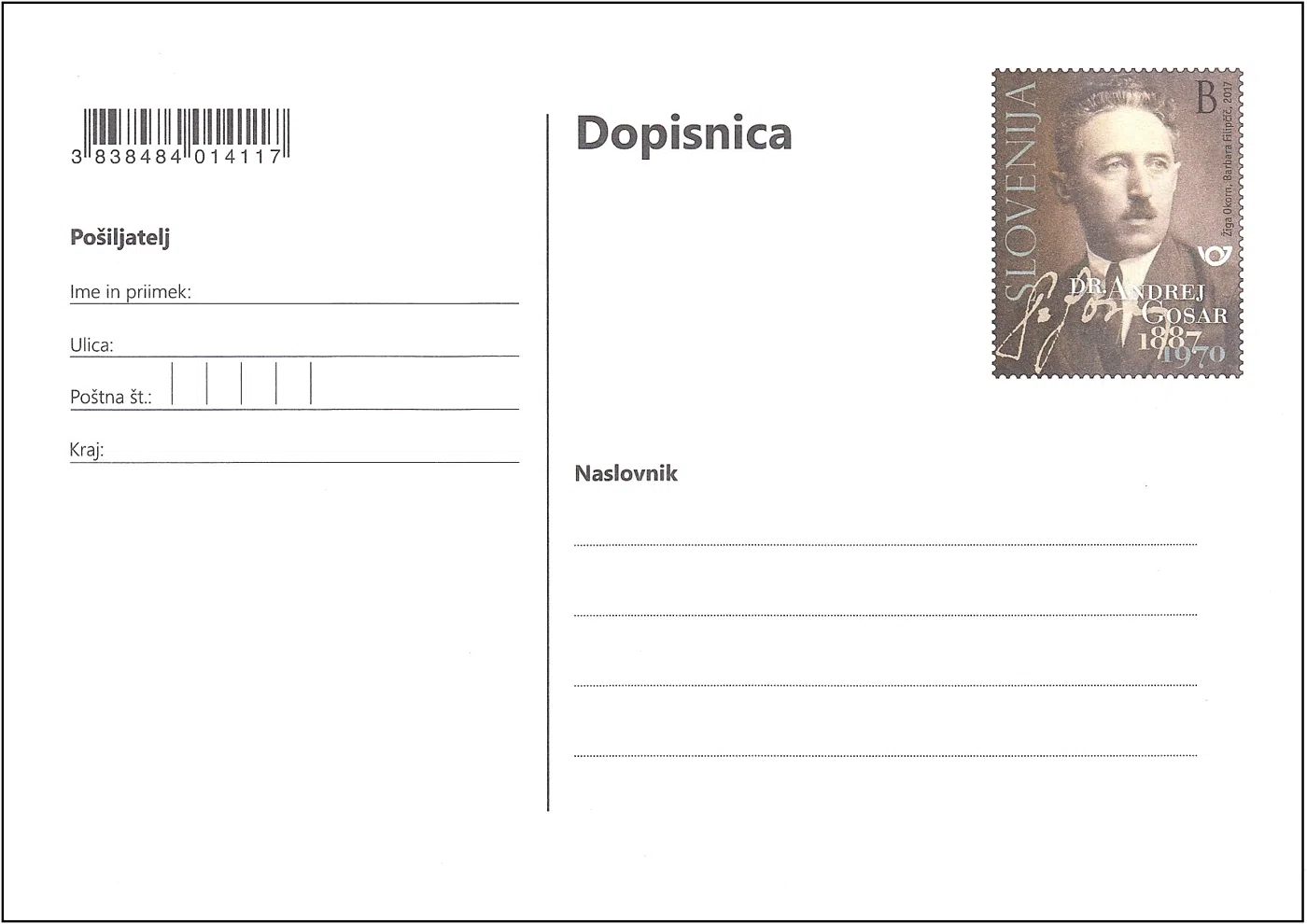 130. OBLETNICA ROJSTVA DR. ANDREJA GOSAR