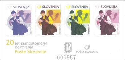 20 LET SAMOSTOJNEGA DELOVANJA POŠTE SLOVENIJE