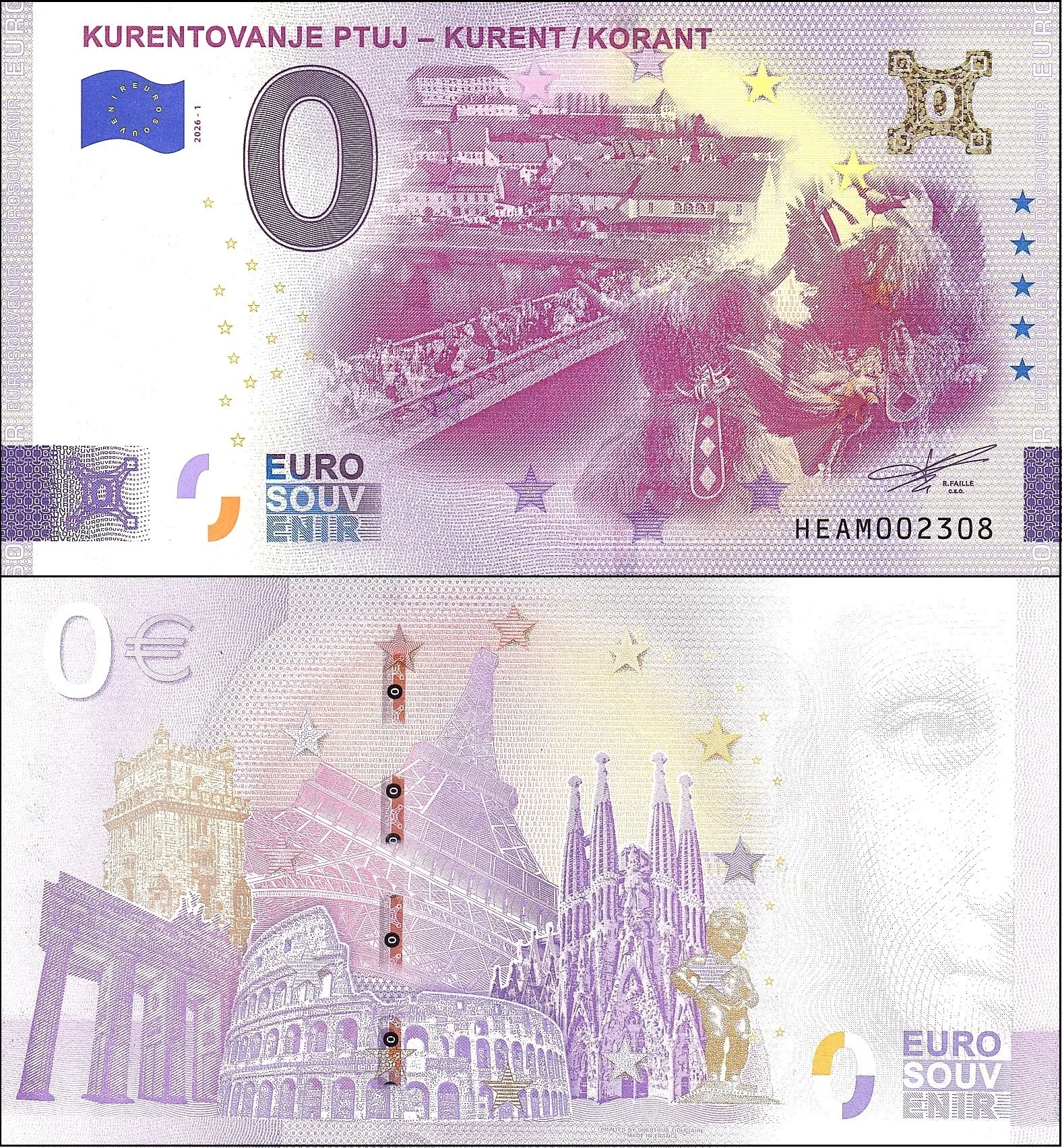 KURENTOVANJE PTUJ - KURENT / KORANT