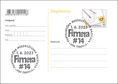 FILATELISTIČNA MEDDRUŠTVENA RAZSTAVA FIMERA#14