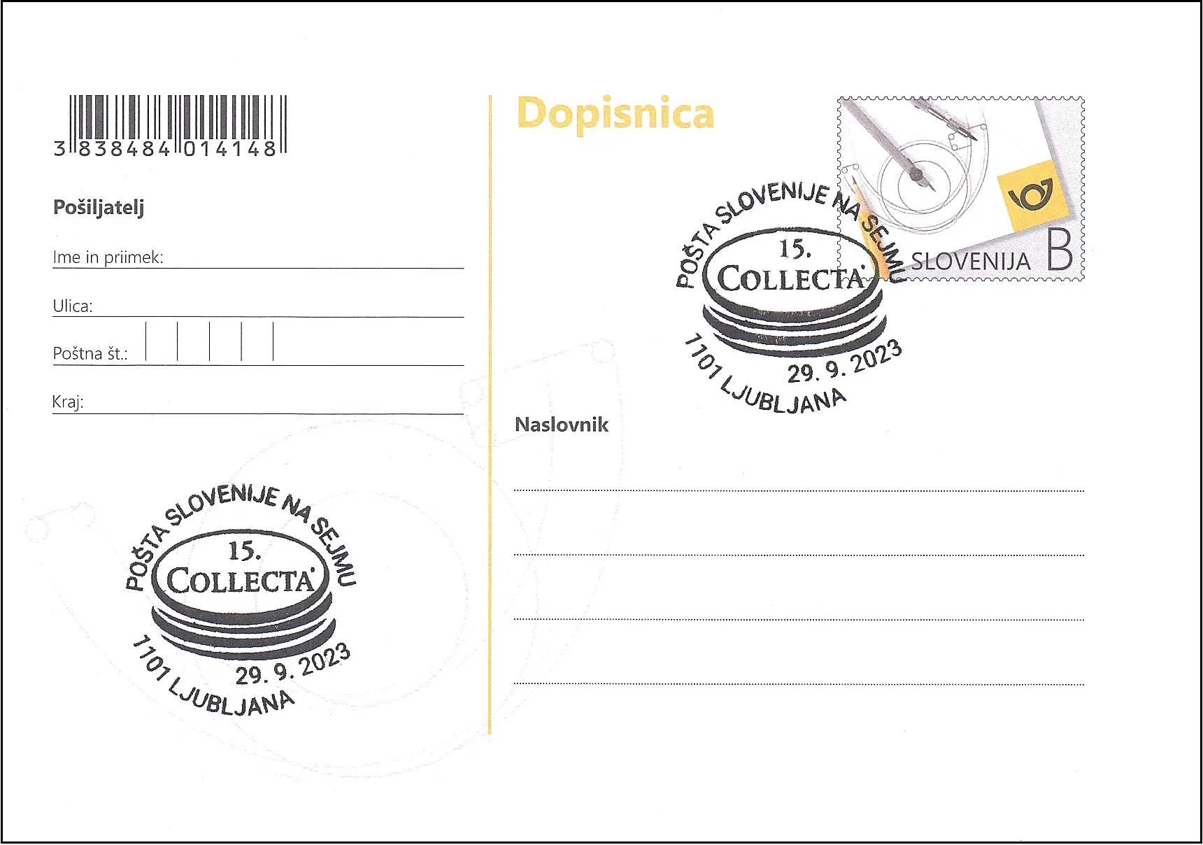 POŠTA SLOVENIJE NA SEJMU COLLECTA 2023