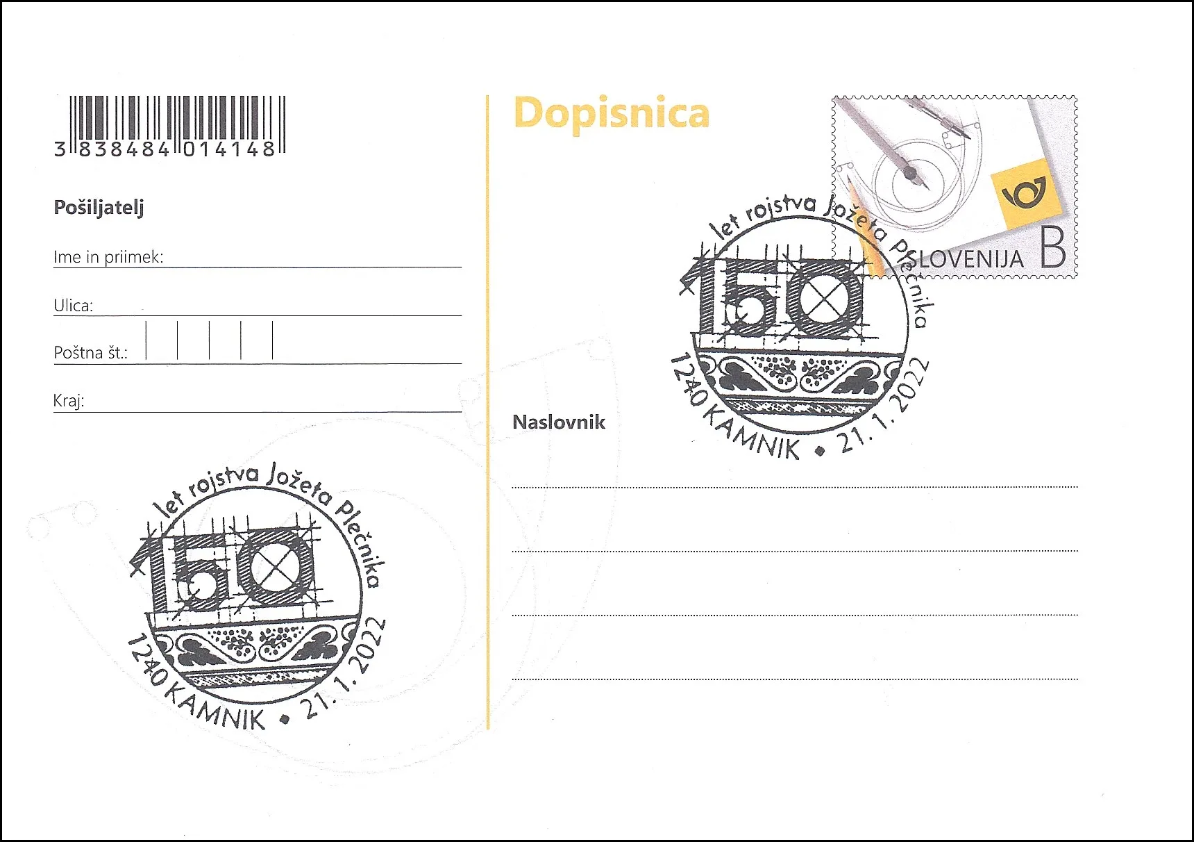 150 LET ROJSTVA JOŽETA PLEČNIKA