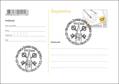 750 - LETNICA ŽUPNIJE ILIRSKA BISTRICA 1272 - 2022