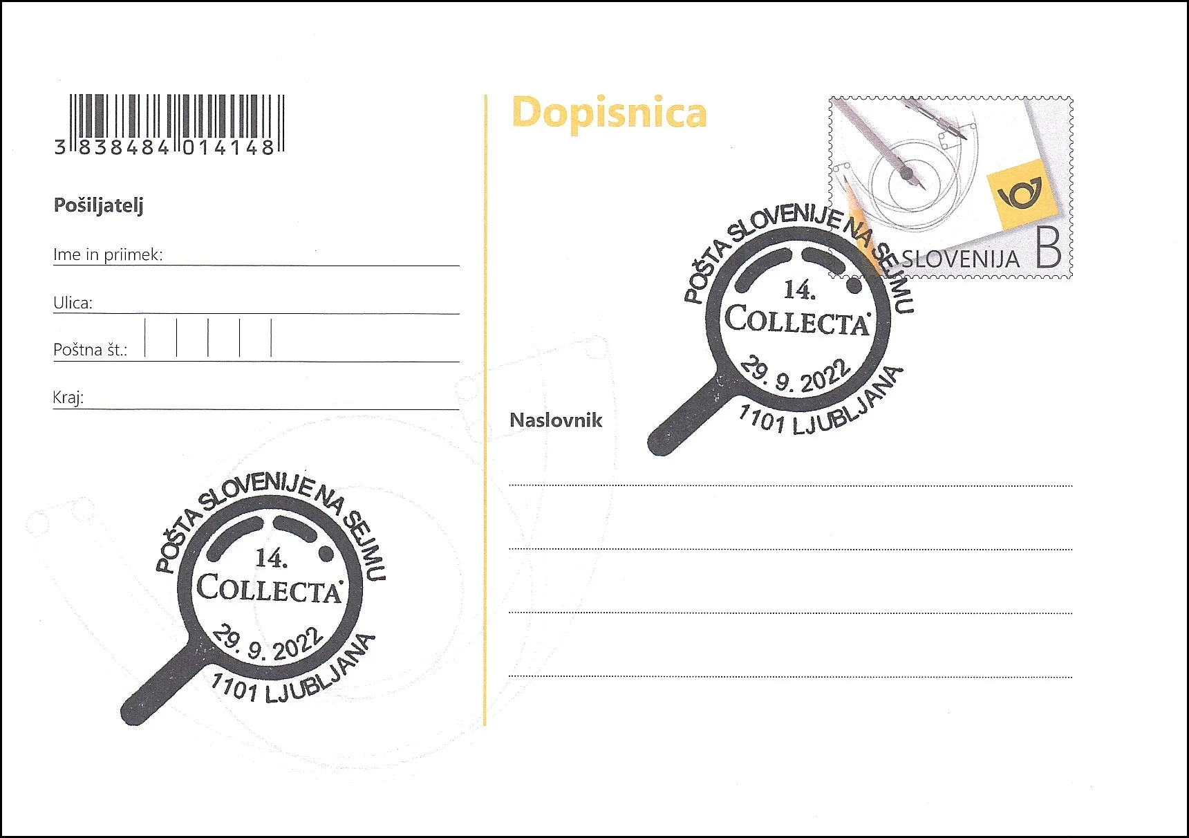 POŠTA SLOVENIJE NA SEJMU COLLECTA 2022