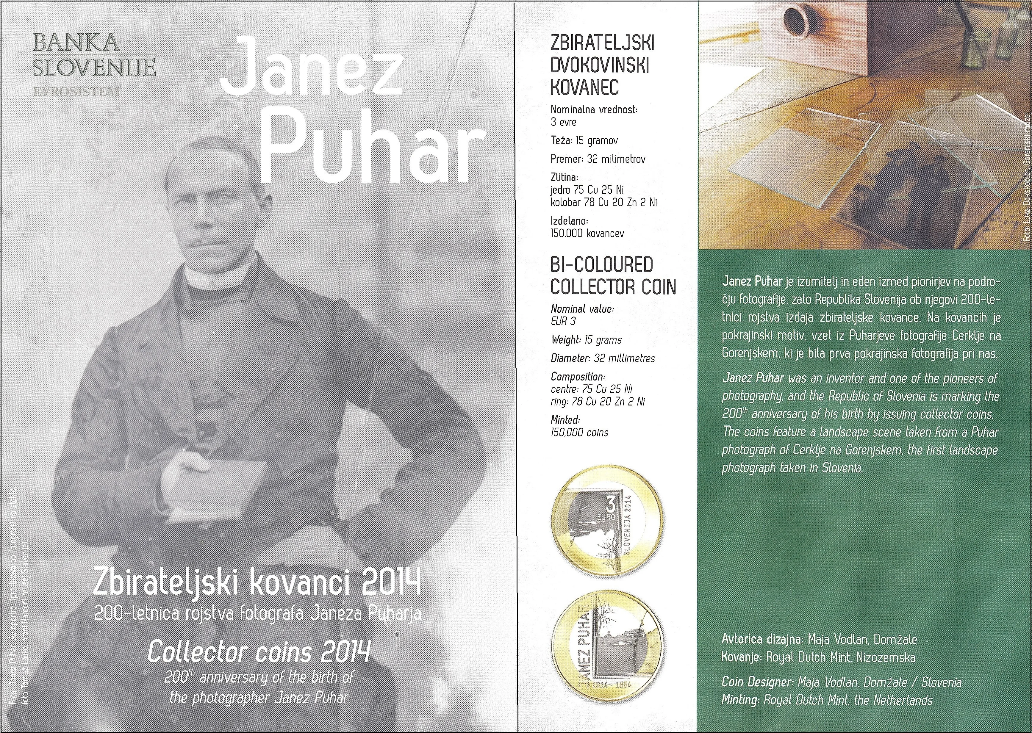 200 - LETNICA ROJSTVA FOTOGRAFA JANEZA PUHARJA